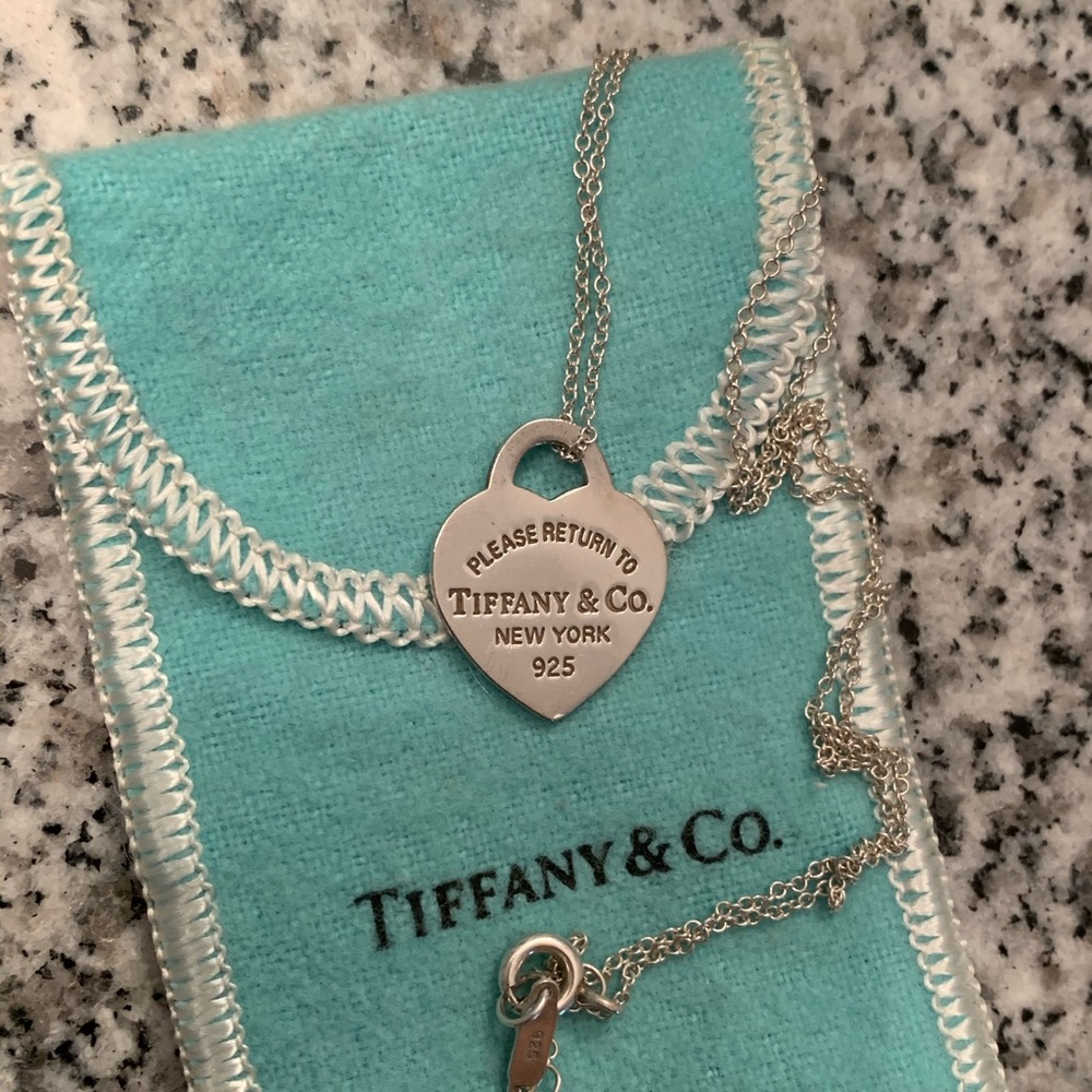 Tiffany heart tag pendant